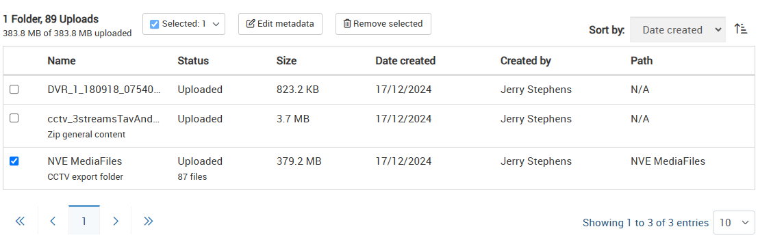 Partner Upload Table 2.4 (Juliett)